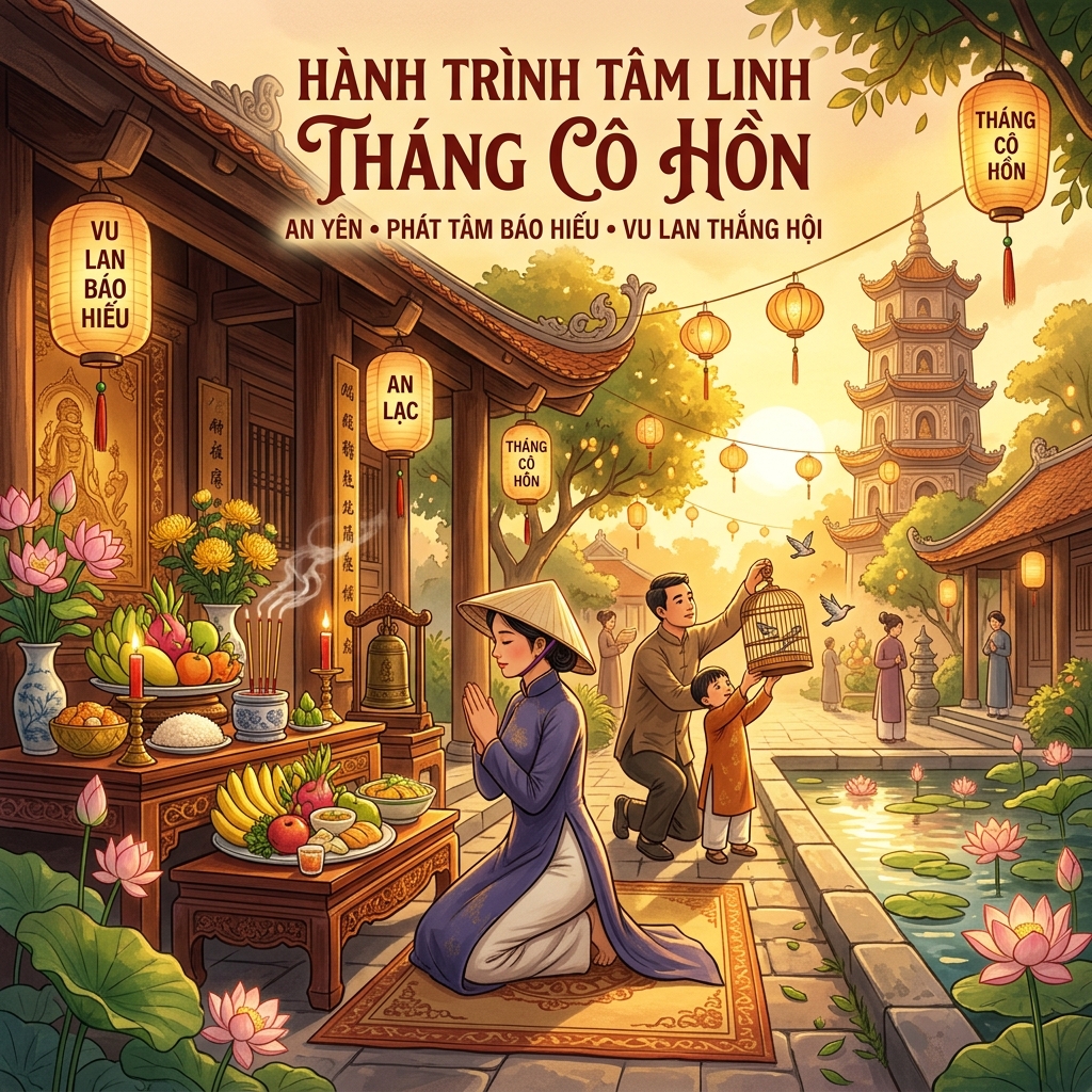 Hình ảnh minh họa Nên làm gì vào tháng cô hồn - Tích đức cầu an tháng 7 âm lịch